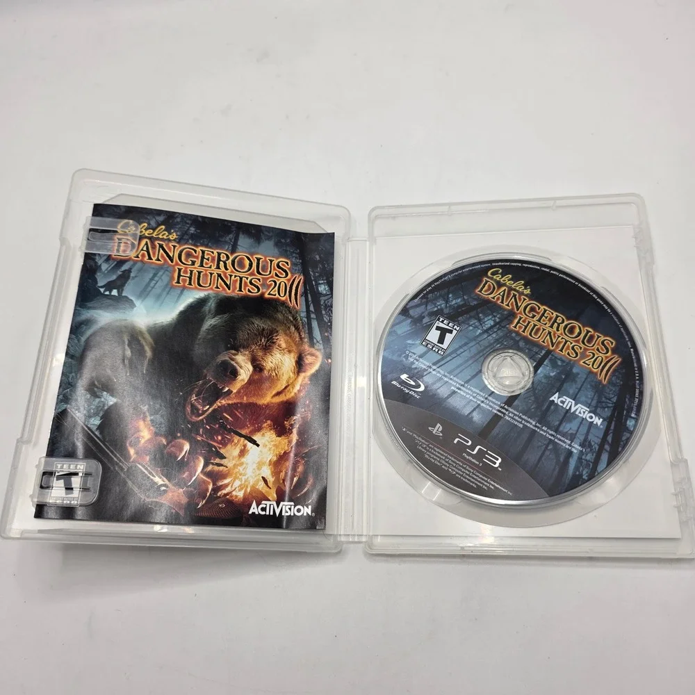 Cabelas Dangerous Hunts 2011 PS3 PlayStation 3‎ Hunting Game Move Sport